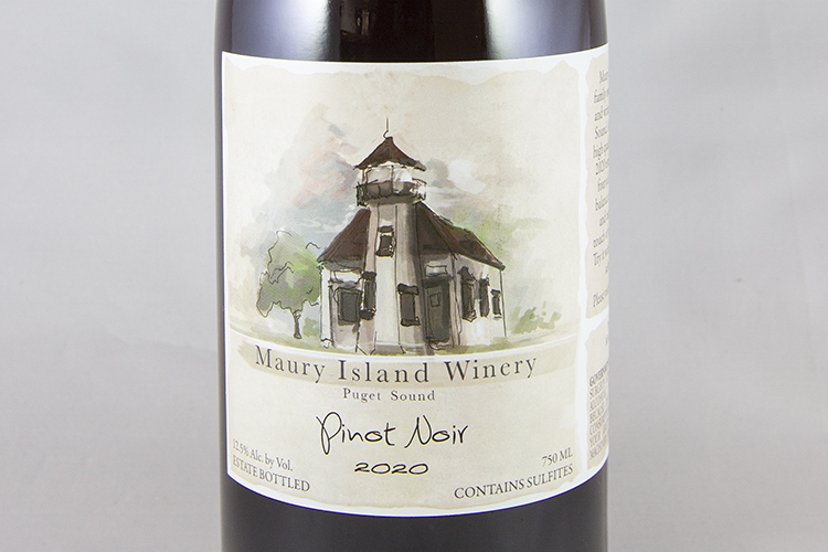 Maury Island Winery 2020 Estate Pinot Noir