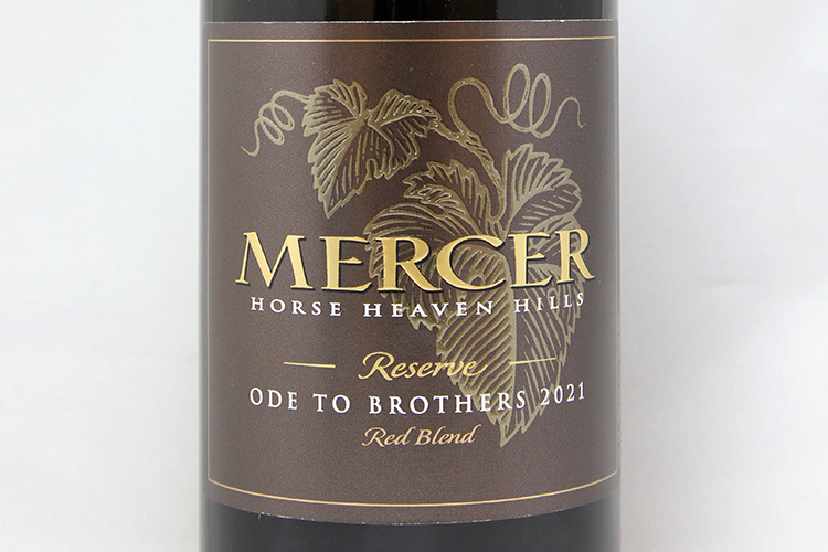 Mercer Wine Estates 2021 Ode to Brothers Reserve