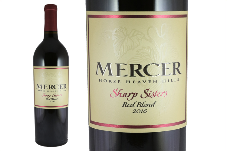 Mercer Estates Winery 2016 Sharp Sisters Red Blend bottle