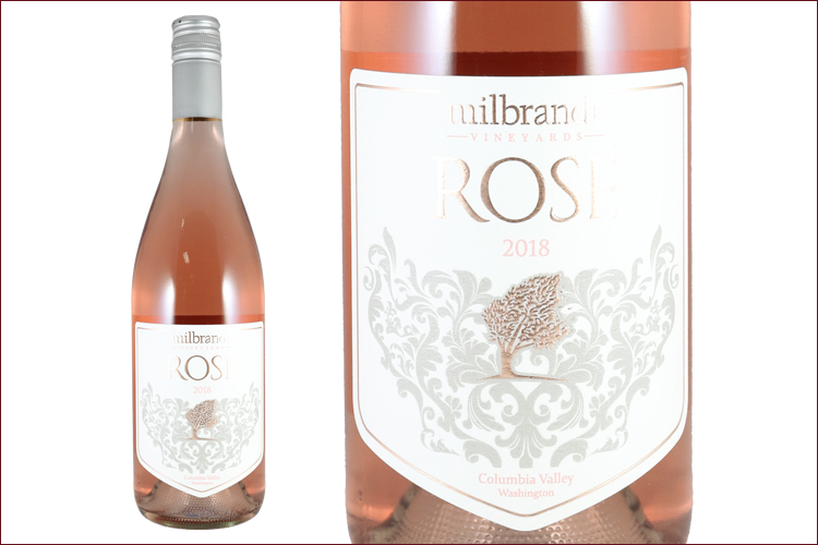 Milbrandt Vineyards 2018 Rose bottle