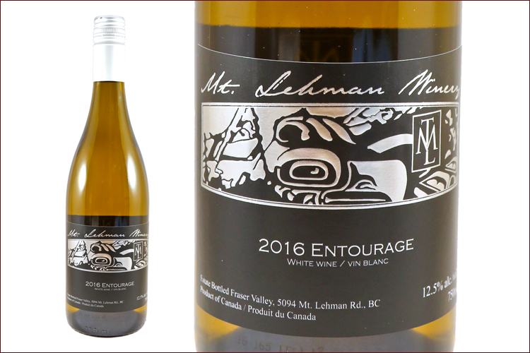 Mt. Lehman Winery 2016 Entourage wine bottle