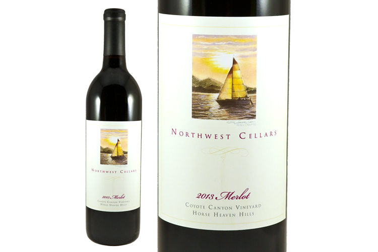 Northwest Cellars 2013 Merlot wine bottle