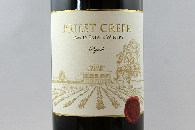 Priest Creek Family Estate Winery 2019 Syrah