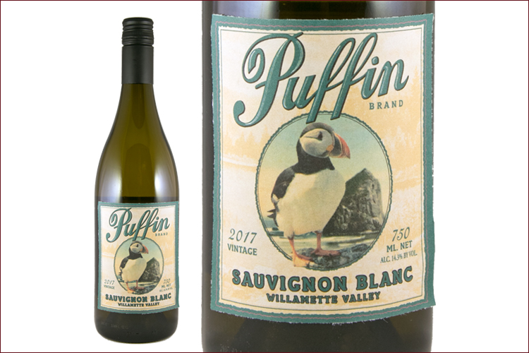 Puffin Wines 2017 Sauvignon Blanc wine bottle