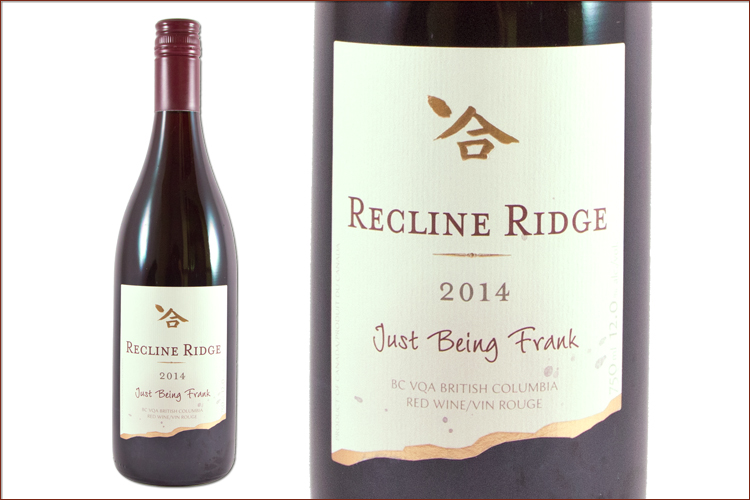 Recline Ridge Vineyards & Winery 2014 Just Being Frank wine bottle