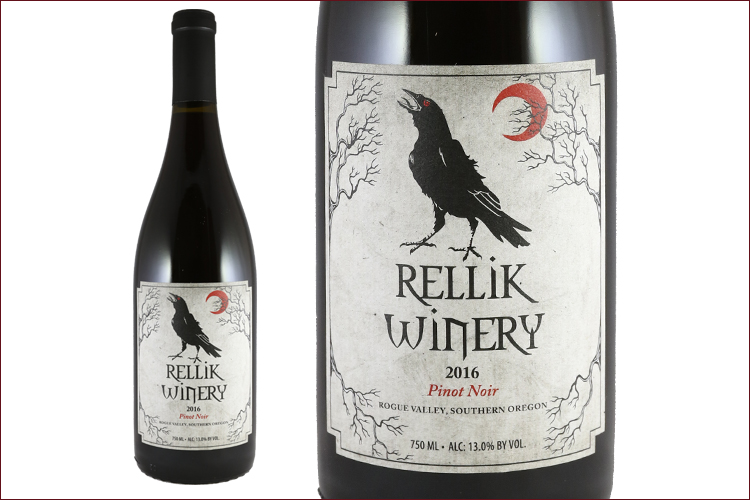Rellik Winery 2016 Pinot Noir bottle