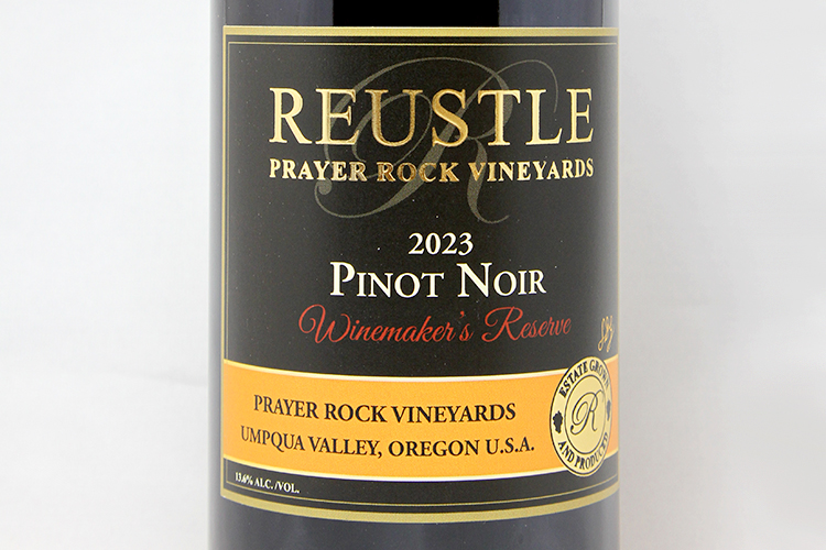 Reustle Prayer Rock Vineyards 2023 Pinot Noir Winemaker's Reserve