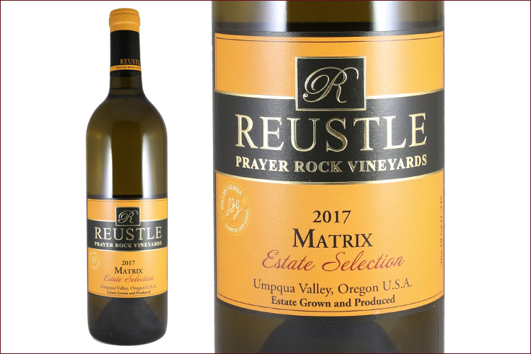 Reustle Prayer Rock Vineyards 2017 Matrix Estate Selection bottle