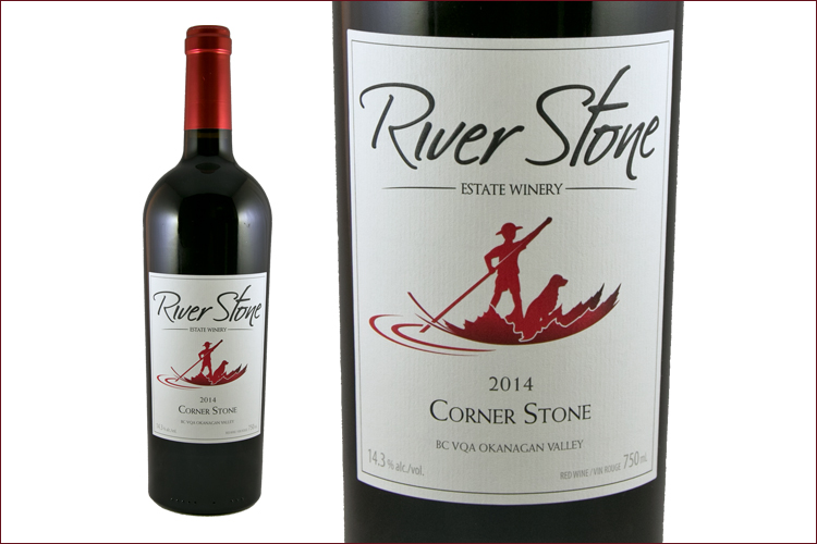 River Stone Estate Winery 2014 Corner Stone wine bottle