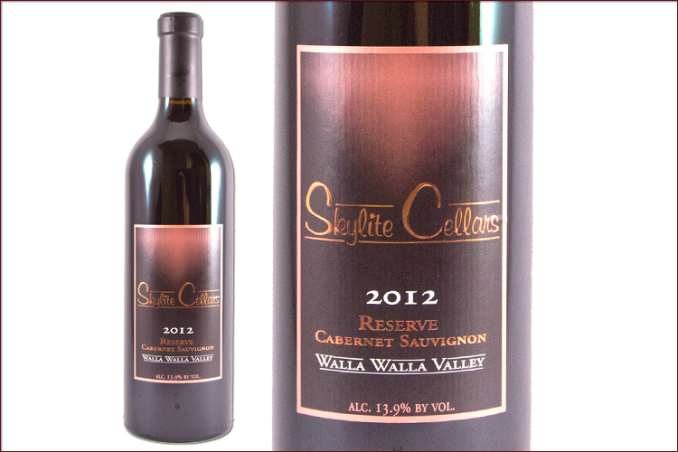 Skylite Cellars 2012 Reserve Cabernet Sauvignon wine bottle