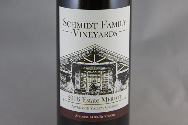 Schmidt Family Vineyards 2016 Estate Merlot