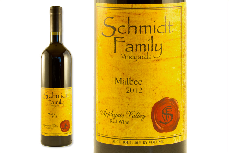 Schmidt Family Vineyards 2012 Malbec