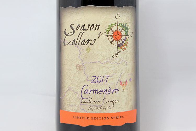 Season Cellars 2017 Carmenere