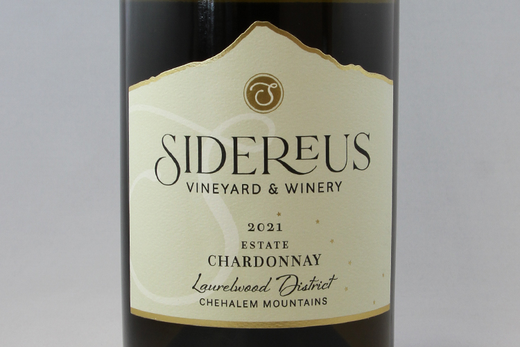 Sidereus Vineyard & Winery 2021 Estate Chardonnay