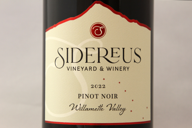 Sidereus Vineyard & Winery 2022 Pinot Noir