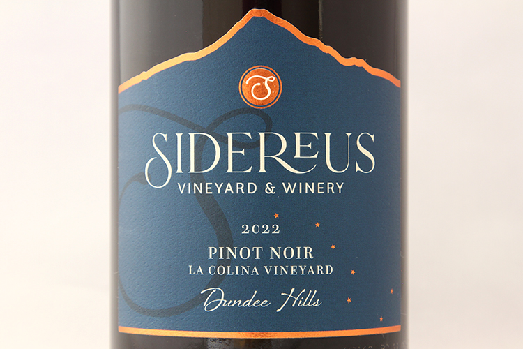 Sidereus Vineyard & Winery 2022 La Colina Pinot Noir