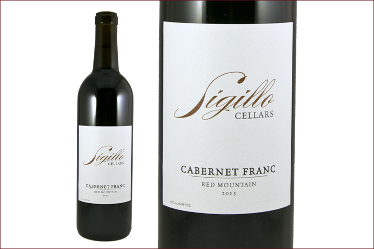 Sigillo Cellars 2015 Cabernet Franc wine bottle
