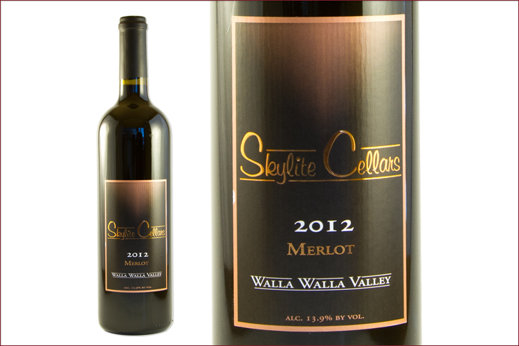Skylite Cellars 2012 Merlot wine bottle