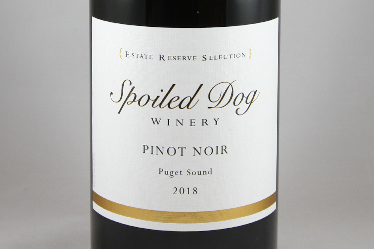 Spoiled Dog Winery 2018 Estate Pinot Noir