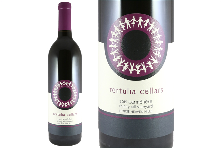 Tertulia Cellars 2015 Carmenere bottle