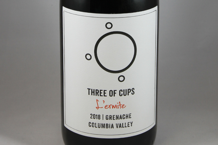 Three of Cups Winery 2018 L'ermite Grenache