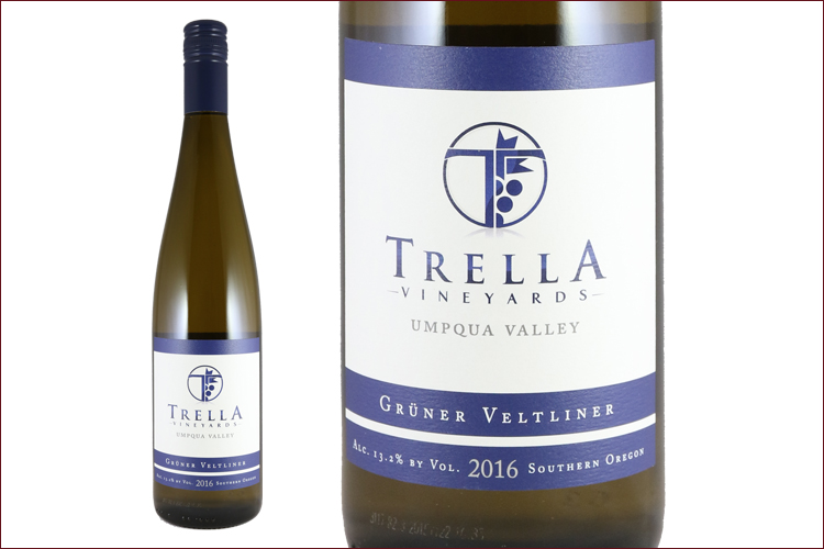 Trella Vineyards 2016 Gruner Veltliner bottle