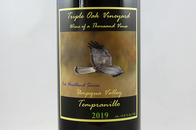 Triple Oak Vineyard 2019 Tempranillo
