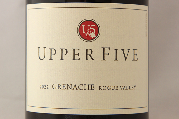 Upper Five Vineyard 2022 Grenache