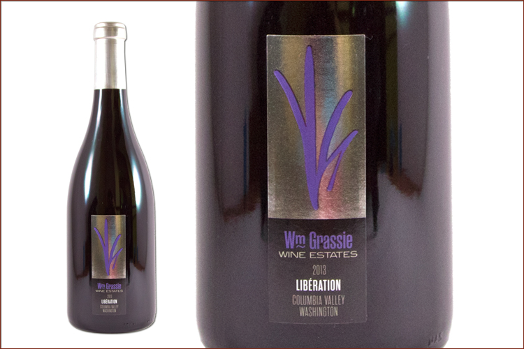 William Grassie Wine Estates 2013 Liberation Syrah wine bottle