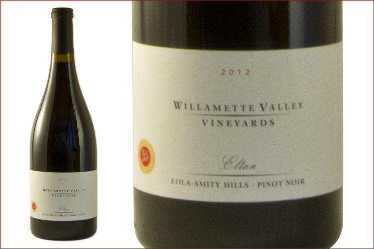 Willamette Valley Vineyards 2012 Elton Pinot Noir wine bottle