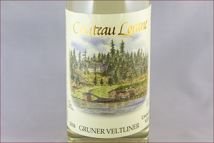Chateau Lorane Winery 2018 Gruner Veltliner bottle