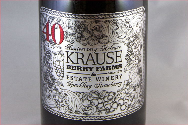 Krause Berry Farms & Estate Winery Sparkling Strawberry (non-vintage)