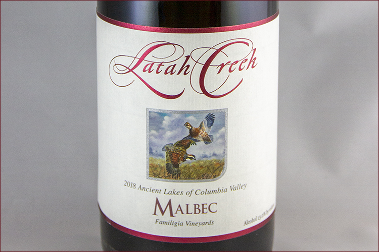 Latah Creek Wine Cellars 2018 Malbec
