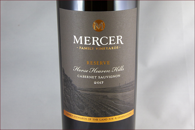 Mercer Family Vineyards 2017 Reserve Cabernet Sauvignon