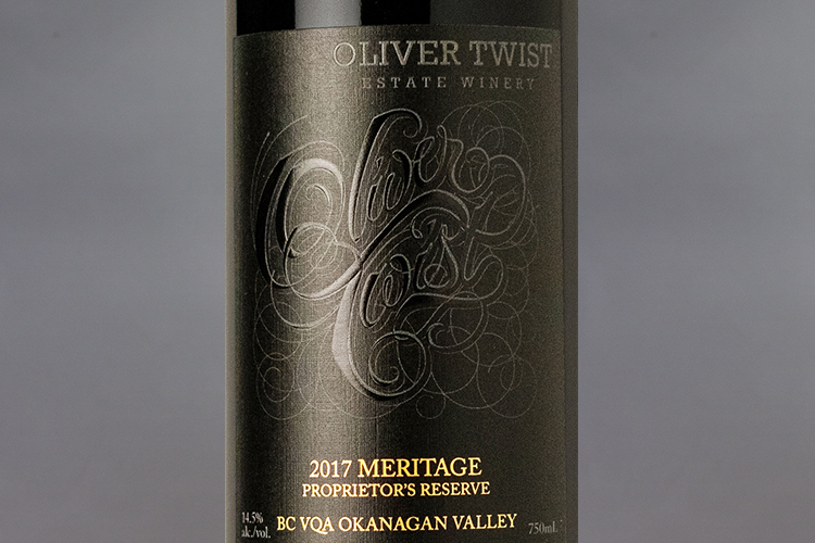 Oliver Twist Estate Winery 2017 Meritage Proprietor\'s Reserve