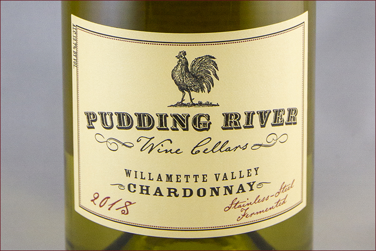 Pudding River Wine Cellars 2018 Stainless Steel Fermented Chardonnay