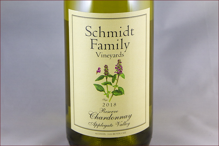 Schmidt Family Vineyards 2018 Reserve Chardonnay