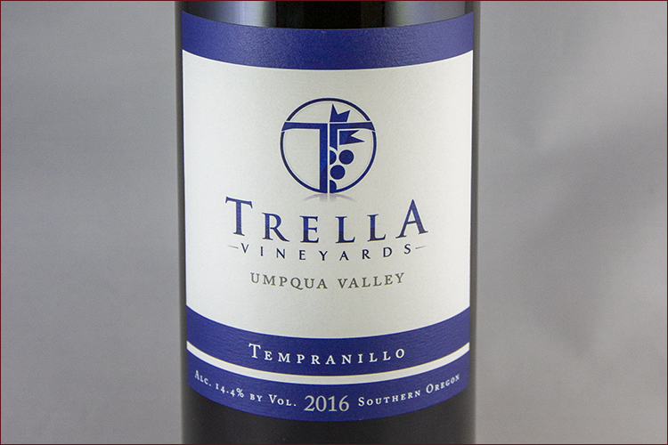 Trella Vineyards 2016 Tempranillo