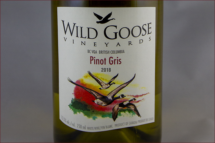 Wild Goose Vineyards & Winery 2018 Pinot Gris bottle